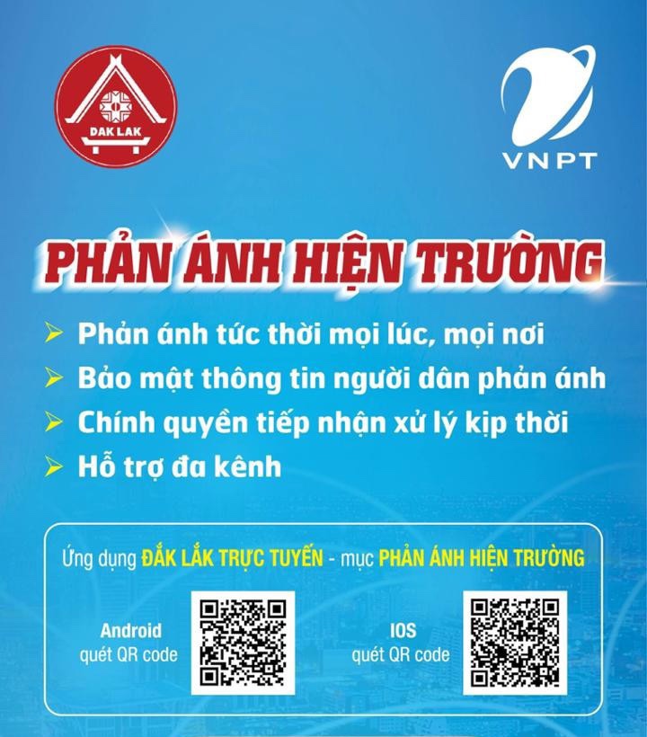 ỨNG DỤNG: ĐẮK LẮK TRỰC TUYẾN